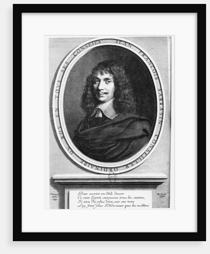 Portrait of Jean-François Sarasin by Robert Nanteuil