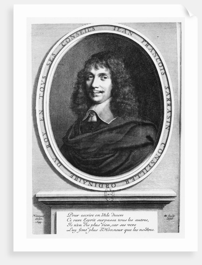 Portrait of Jean-François Sarasin by Robert Nanteuil