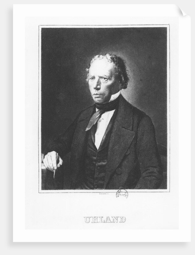 Johann Ludwig Uhland by French School