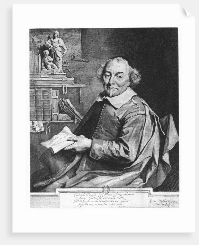 Joost van den Vondel by Cornelis Visscher