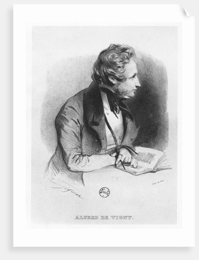Alfred de Vigny by Jean Francois Gigoux