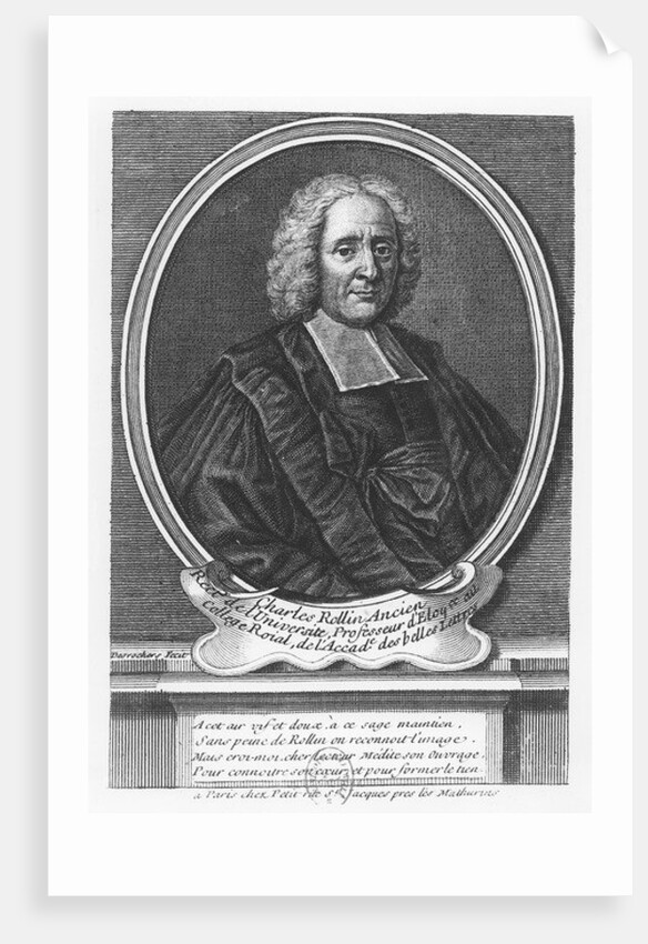 Portrait of Charles Rollin by French School