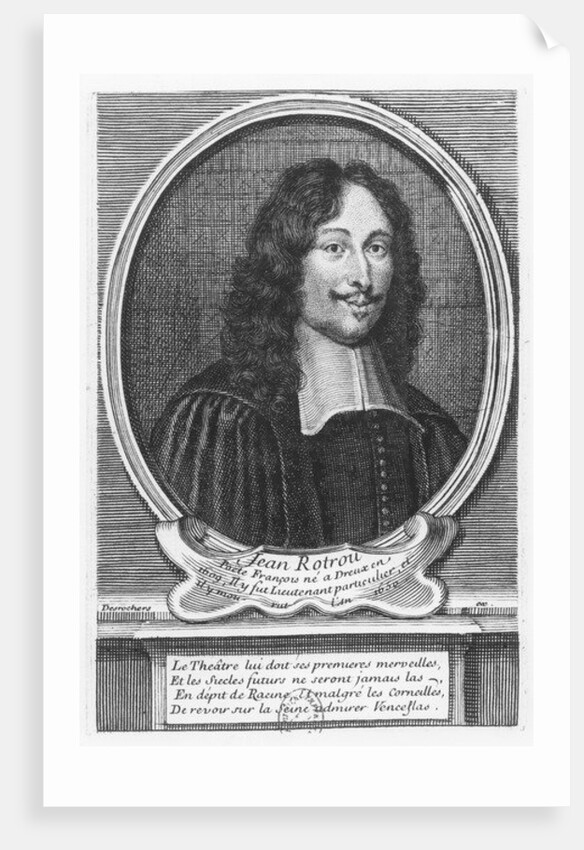 Portrait of Jean de Rotrou by Etienne Jehandier Desrochers