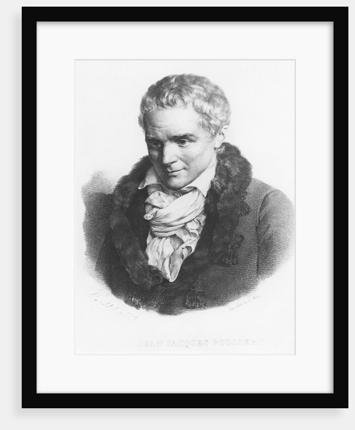 Jean-Jacques Rousseau by French School