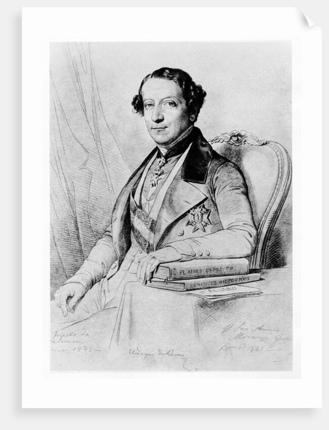 Angel de Saavedra Rivas by French School