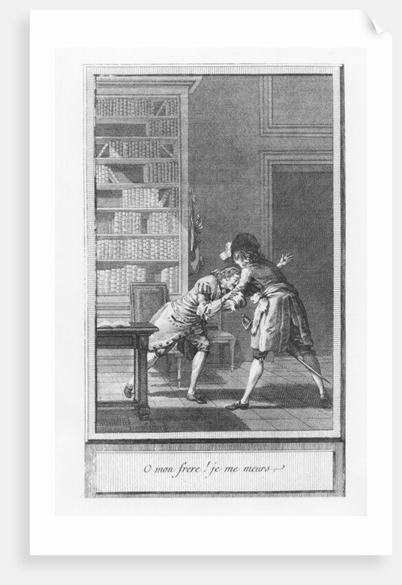 Illustration from 'The Life and Adventures of Mr. Cleveland, Natural Son of Oliver Cromwell' by Abbé Prévost by French School