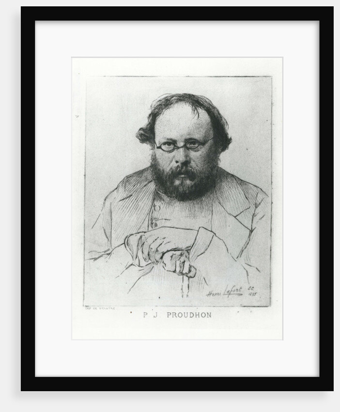 Pierre-Joseph Proudhon, 1895 by Henri Lefort
