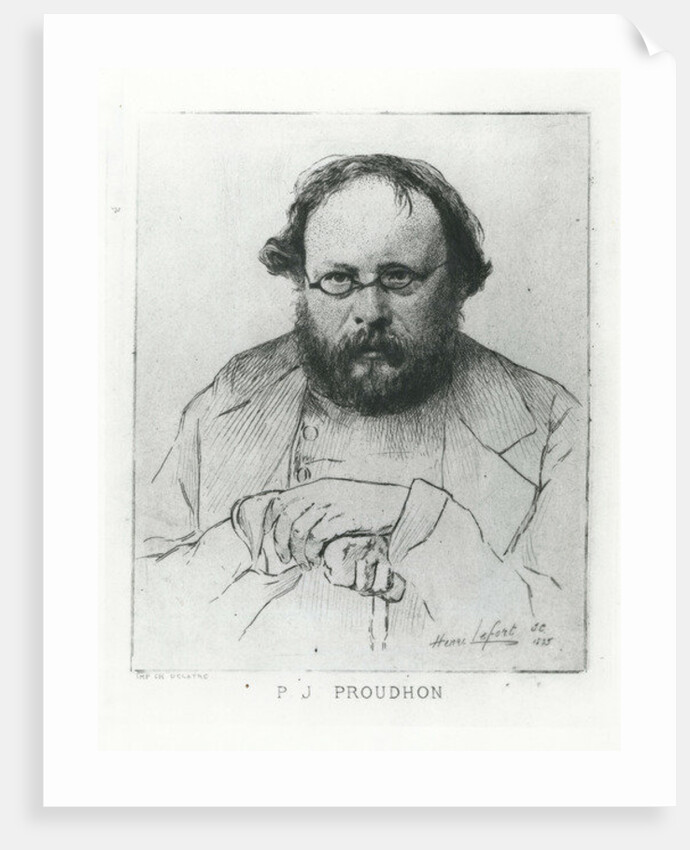 PierreJoseph Proudhon, 1895 posters & prints by Henri Lefort