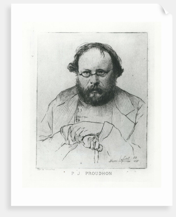 Pierre-Joseph Proudhon, 1895 by Henri Lefort