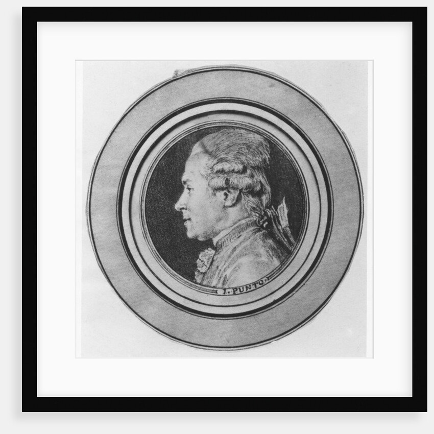 Portrait of Giovanni Punto by Charles Nicolas II Cochin