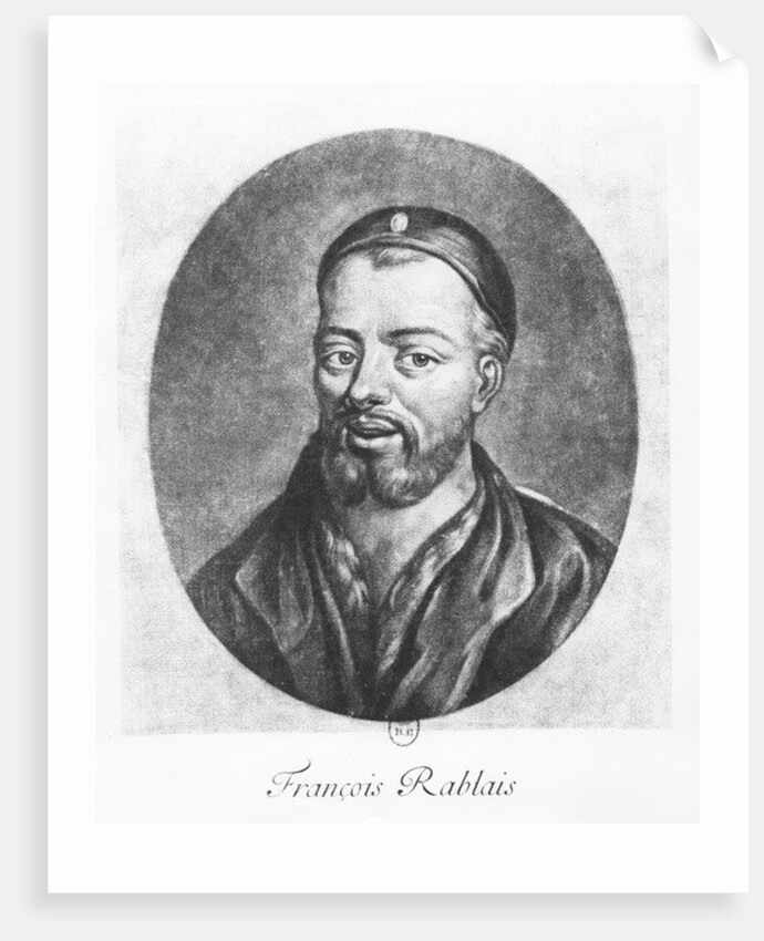 Portrait of François Rabelais by Daniel I Sarrabat