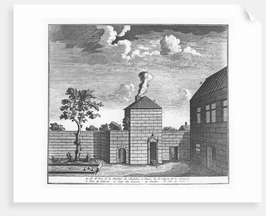 Exterior of the house of François Rabelais in Chinon by French School