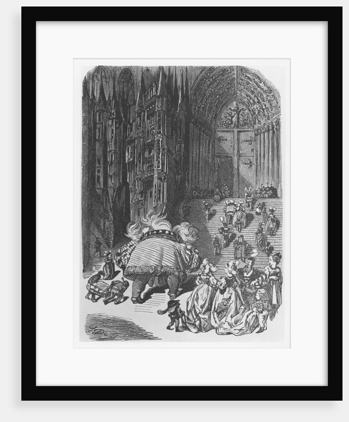 Illustration from 'Gargantua and Pantagruel', by François Rabelais by Gustave Dore