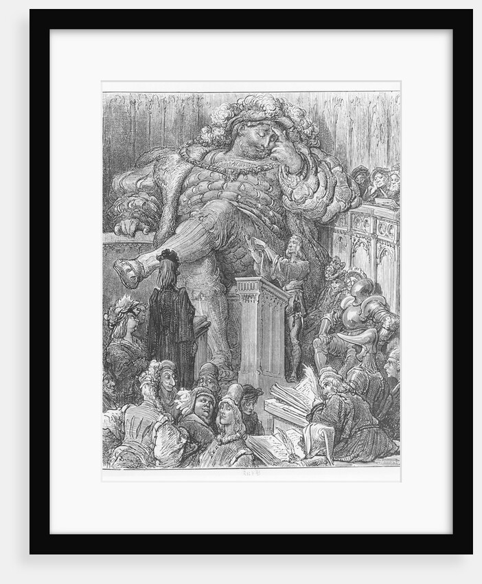 Illustration from 'Gargantua and Pantagruel', by François Rabelais by Gustave Dore