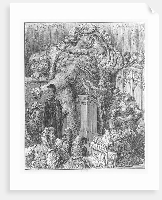 Illustration from 'Gargantua and Pantagruel', by François Rabelais by Gustave Dore