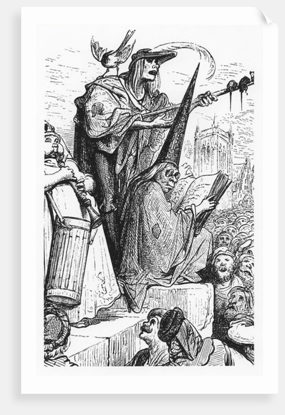 The beggar musicians, iillustration from 'Gargantua and Pantagruel', by François Rabelais by Gustave Dore