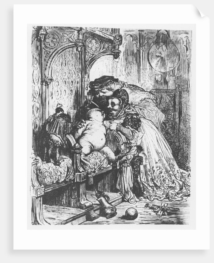 The birth of Pantagruel by French School