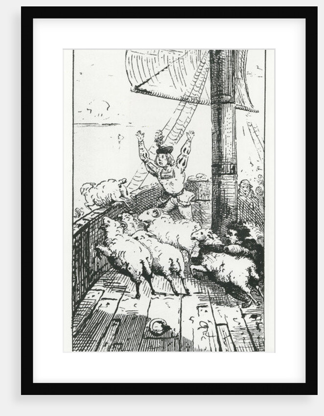 Panurge's sheep by French School