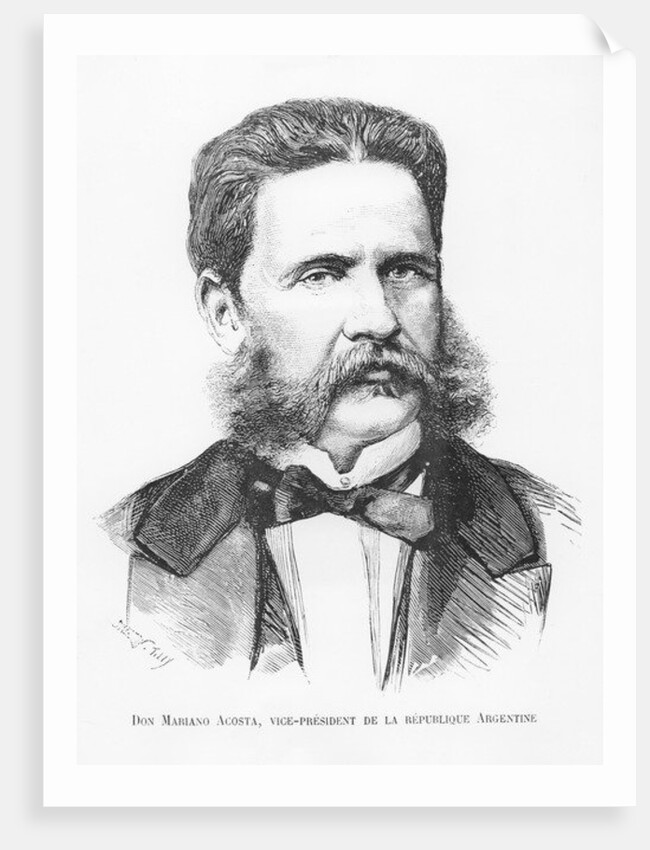 Don Mariano Acosta, Vice President of Argentina by French School