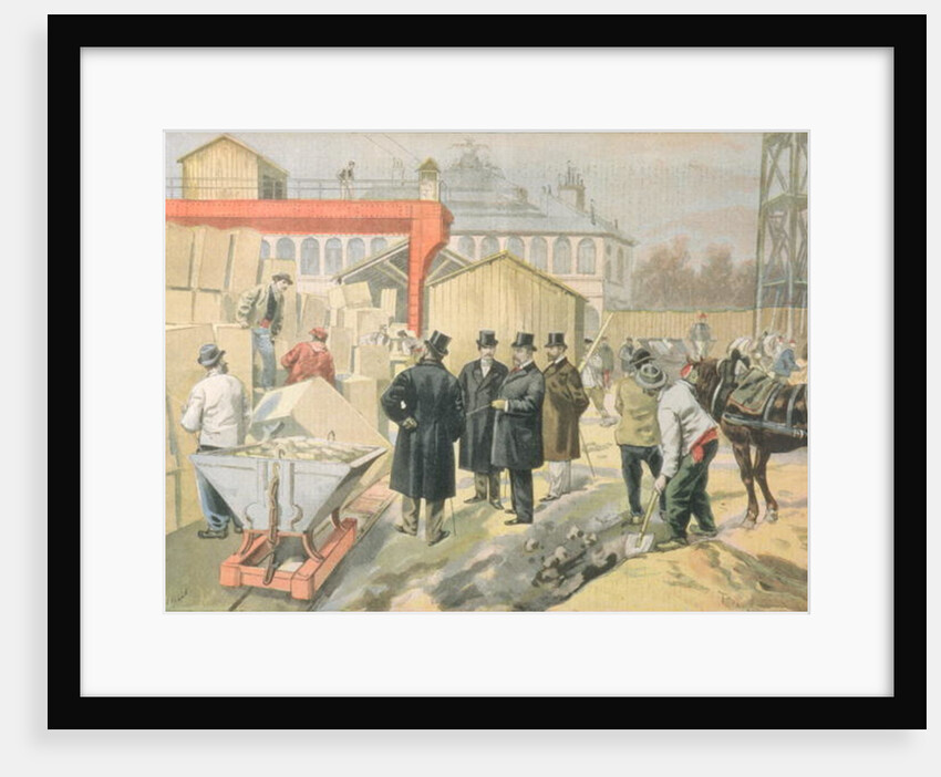 The Prince of Wales Visiting the Building Site of the 1900 Universal Exhibition by F.L. & Tofani Oswaldo Meaulle