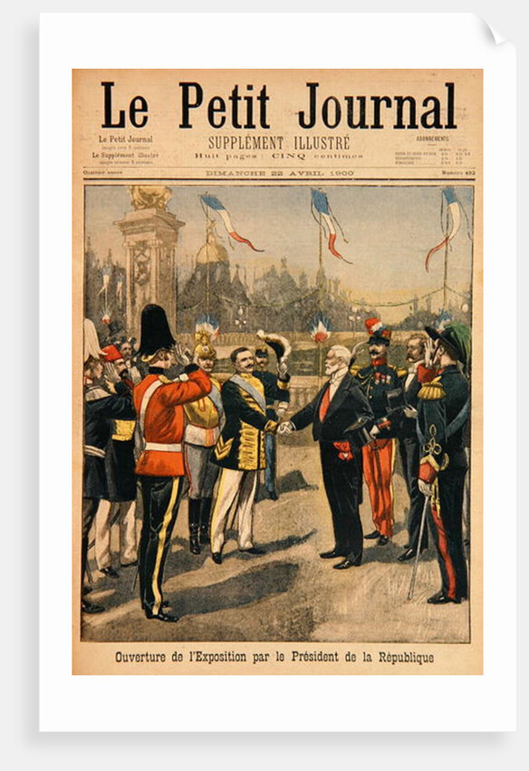 Opening of the Universal Exhibition of 1900 by the President of the Republic, Paris by French School