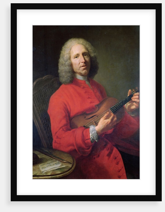 Jean-Philippe Rameau with a Violin by Jacques Andre Joseph Camelot Aved