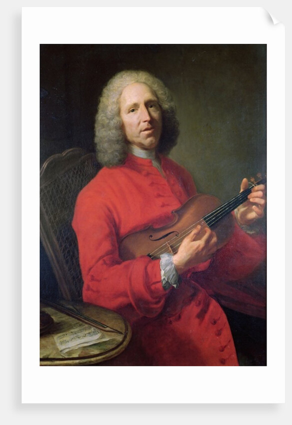 Jean-Philippe Rameau with a Violin by Jacques Andre Joseph Camelot Aved