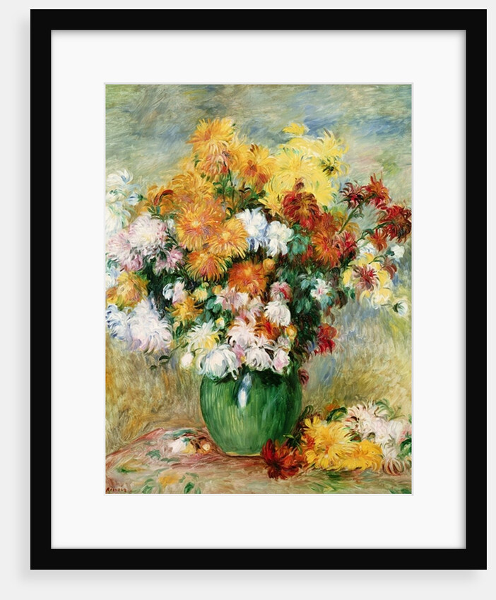 Bouquet of Chrysanthemums, c.1884 by Pierre Auguste Renoir
