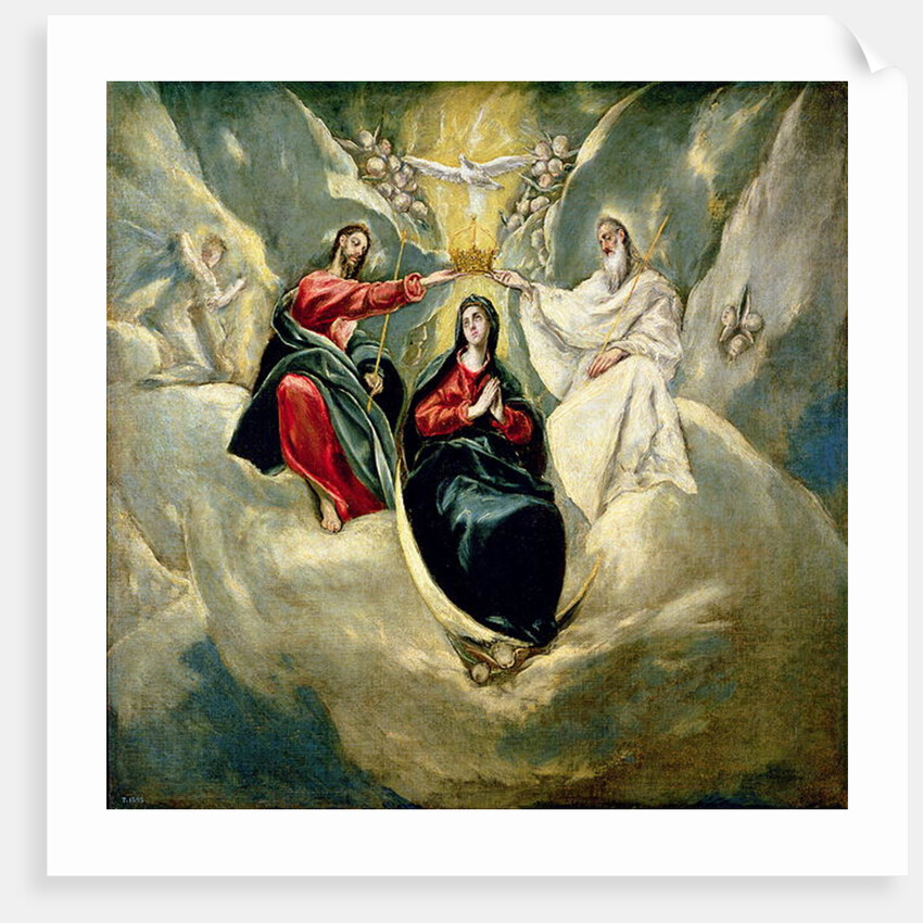 The Coronation of the Virgin, c.1591-92 by El (1541-1614) Greco