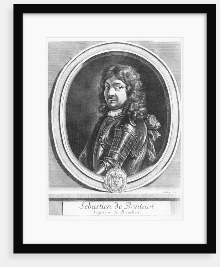 Sebastien de Pontault by Gerard Edelinck