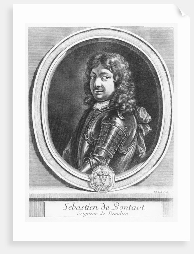 Sebastien de Pontault by Gerard Edelinck