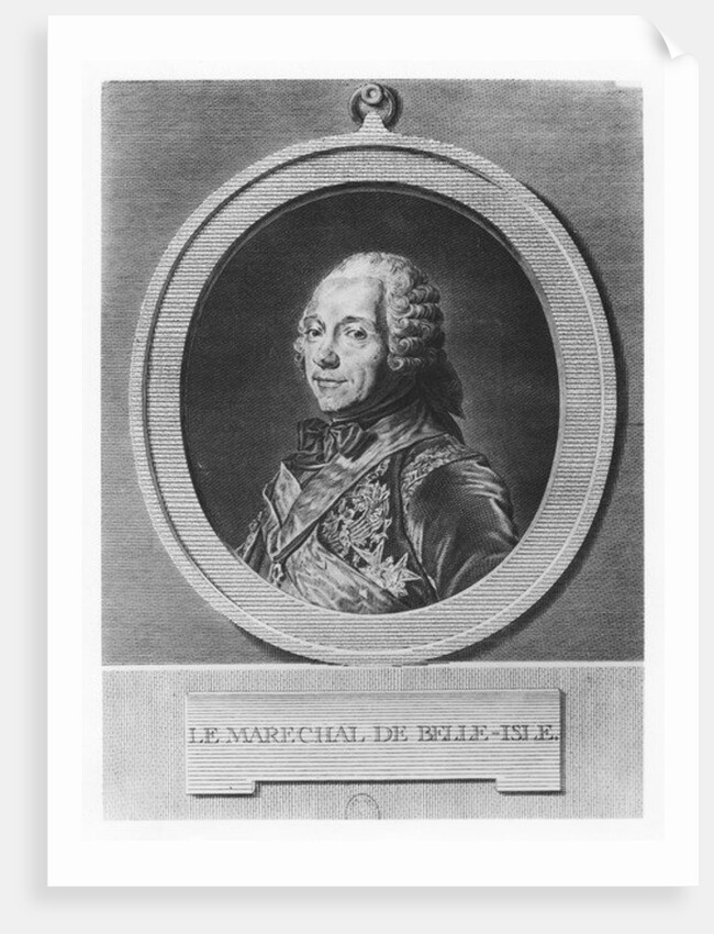Portrait of Charles Louis Auguste Fouquet, Duc de Belle-Isle by French School