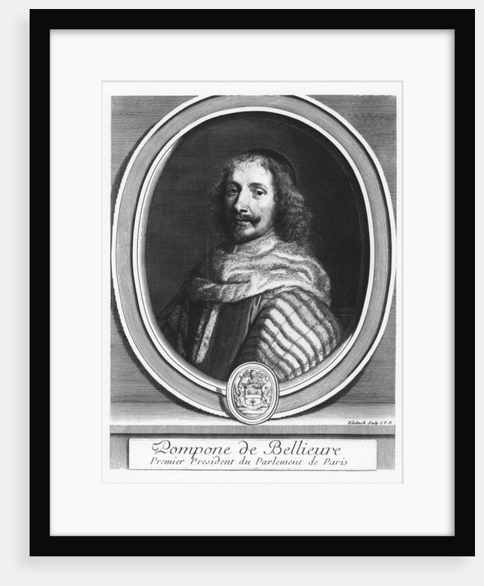 Pompone de Bellièvre by Gerard Edelinck