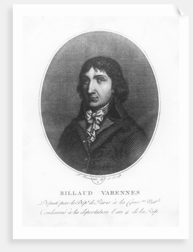Jacques Nicolas Billaud-Varenne by Francois Bonneville