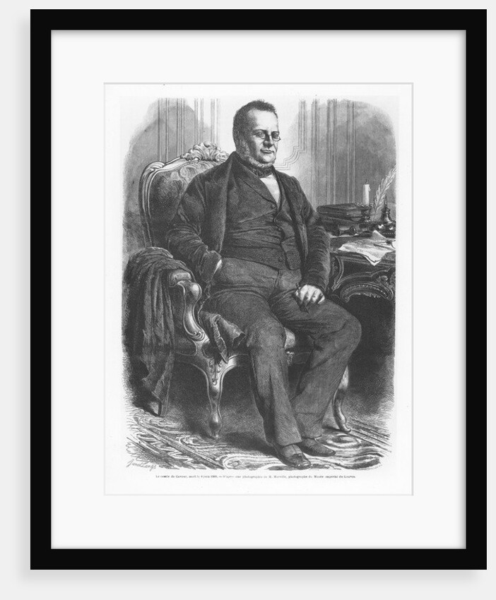 Camillo Benso, Count of Cavour by French School