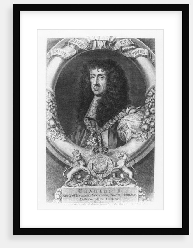 Charles II, King of England by George Vertue
