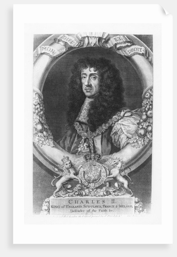 Charles II, King of England by George Vertue
