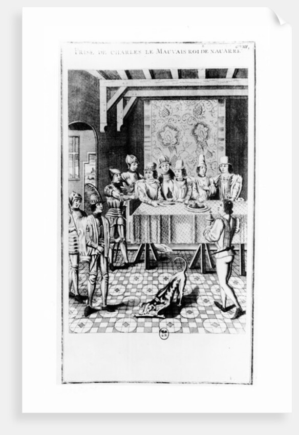 The Arrest of Charles II the Bad, King of Navarre, in 1356 by School French