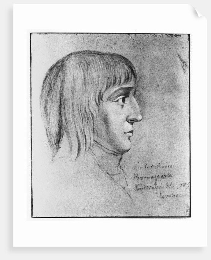 Napoleon Bonaparte, aged 16, 1785 by Pontornini Pontornini
