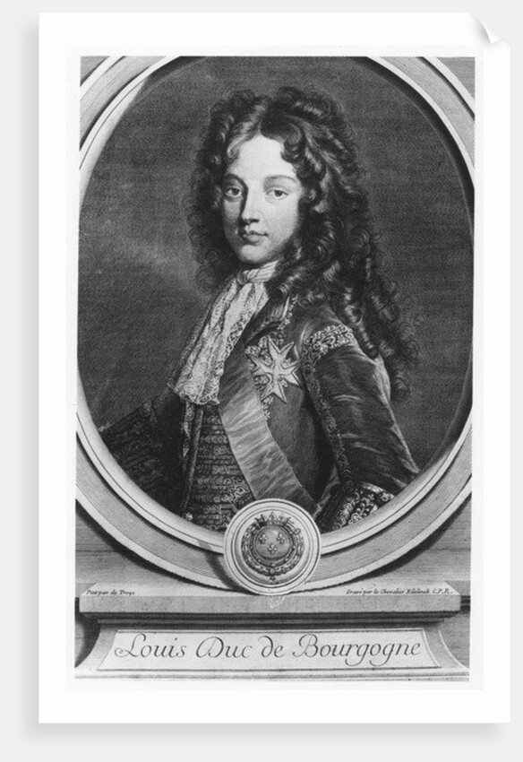 Louis, Duke of Burgundy by Gerard Edelinck