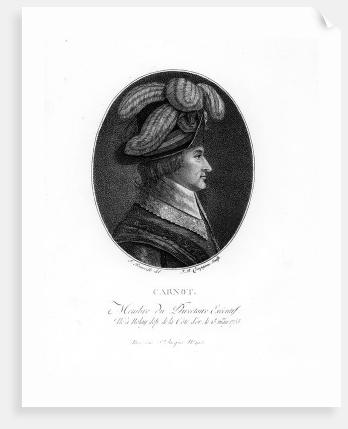 Lazare Nicolas Graf Carnot, 1884-90 by German School