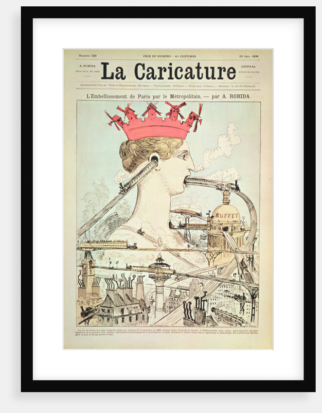 The Improvement to Paris by the Metro by Albert Robida