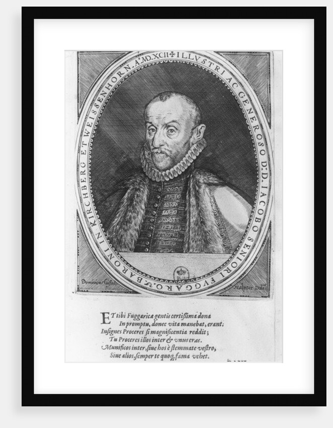 Jakob Fugger, 1592 by Dominicus or Custodis Custos