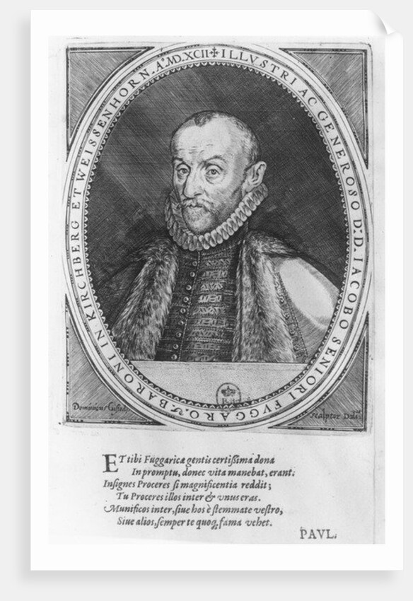 Jakob Fugger, 1592 by Dominicus or Custodis Custos