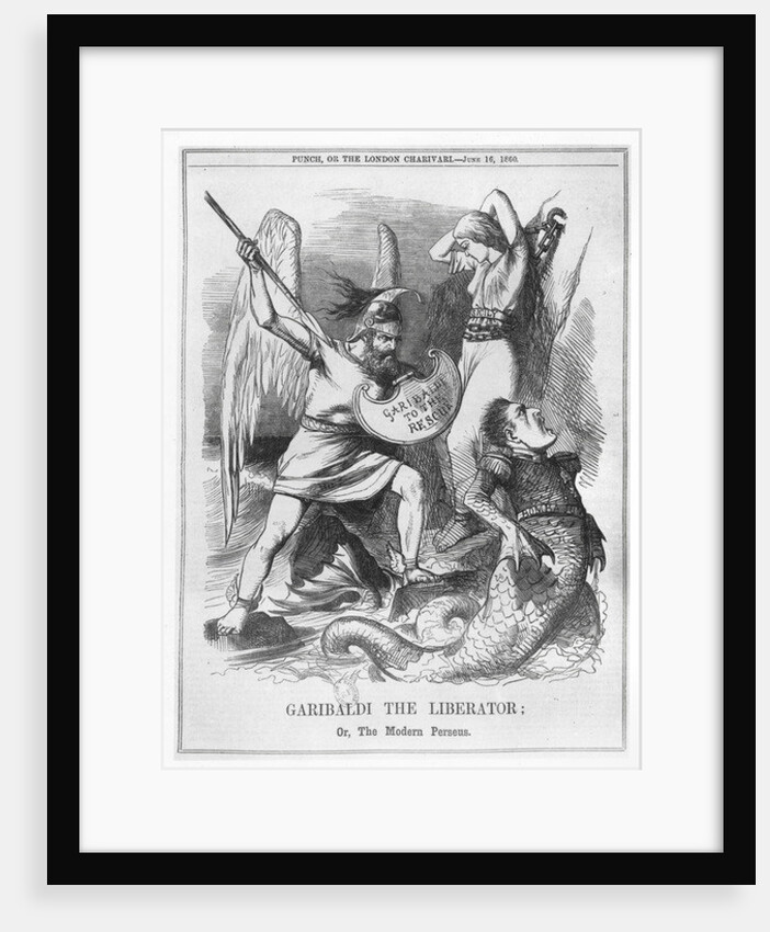 Garibaldi the Liberator, or The Modern Perseus by English School