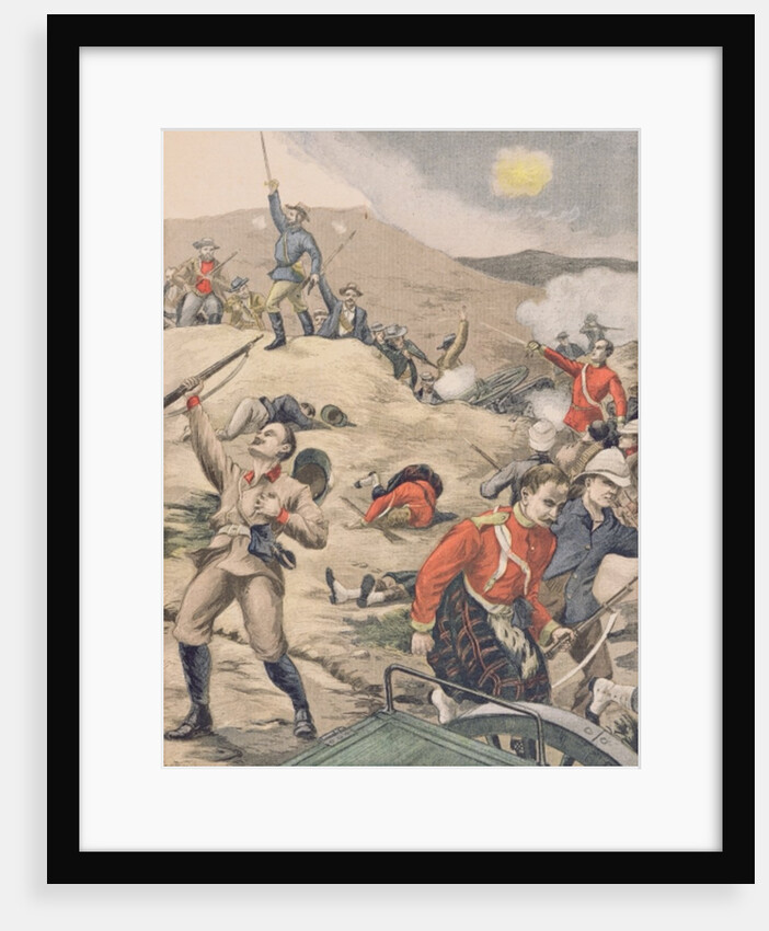 In Transvaal, the taking of an English battery by the Boers by Henri Rudaux