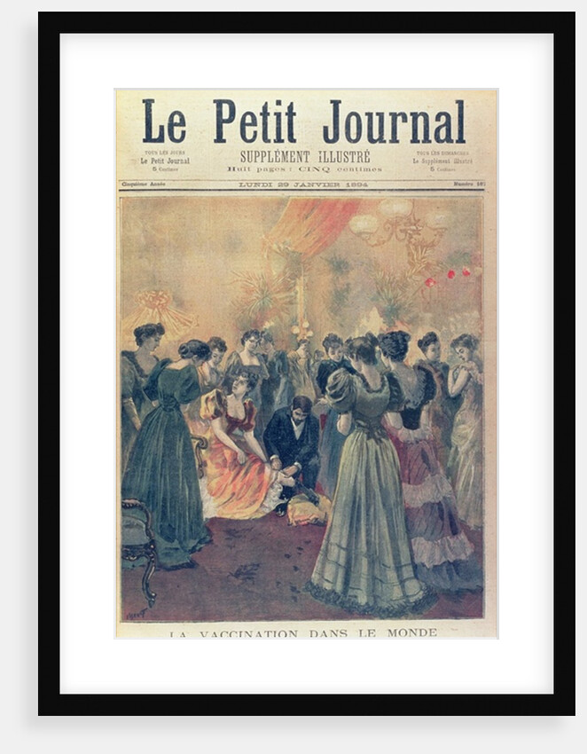 Vaccination at an Evening Reception During a Smallpox Epidemic by French School