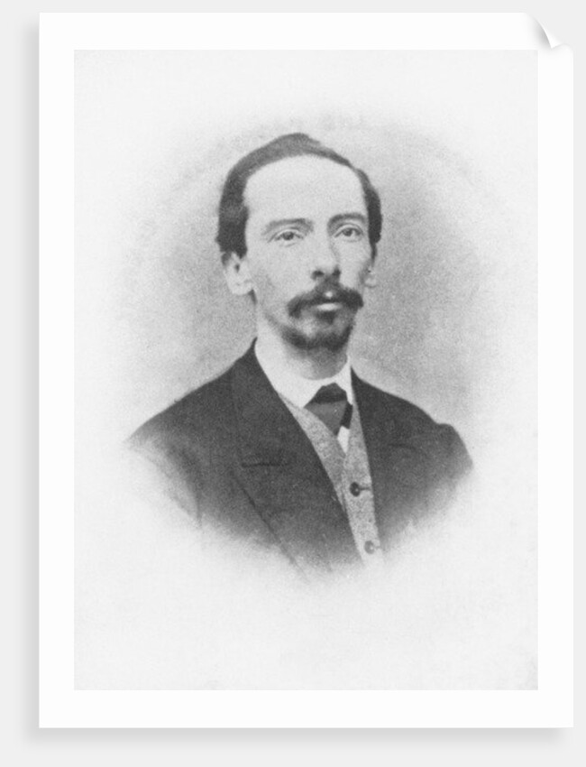 Portrait of Rafael Pombo, 1868 by French Photographer
