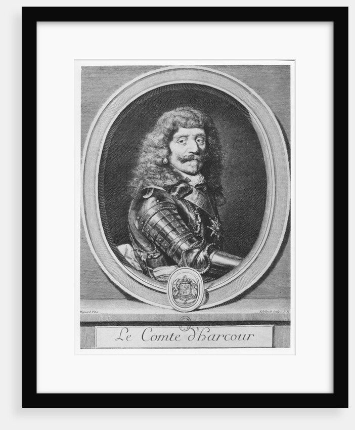 Henri de Lorraine, Comte d'Harcourt by Gerard Edelinck