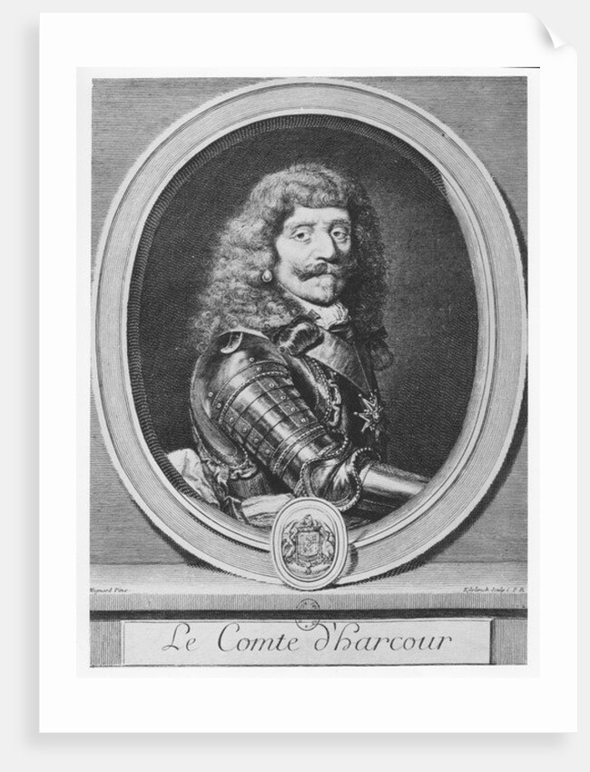 Henri de Lorraine, Comte d'Harcourt by Gerard Edelinck